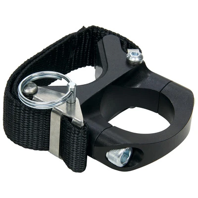 Shock Reservoir Bracket, Clamp-On, Aluminum / Nylon, Black, 1-1/2 to 3 in Reservoirs, 1-1/2 in OD Tube, Each - PPM1191