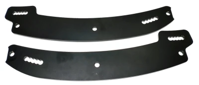 4 Bar Brackets, Right, Black Powder Coated, Longhorn, Pair - PPM1007BR