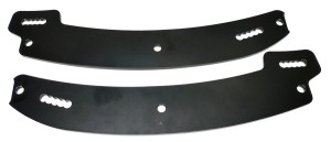 4 Bar Brackets, Right, Black Powder Coated, Longhorn, Pair