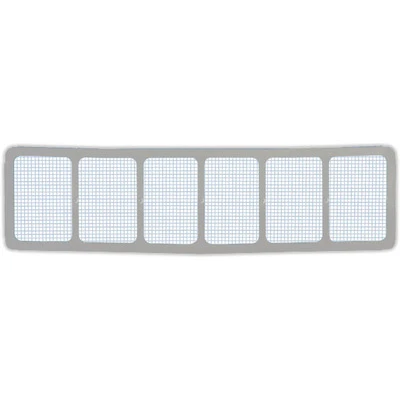 Lower Nose Screen, Street Stock, 1/4in. Screen Spacing, Stainless, Natural, Fits 1988 Chevy Monte Carlo Style Nose, Each. - FS-660-4112