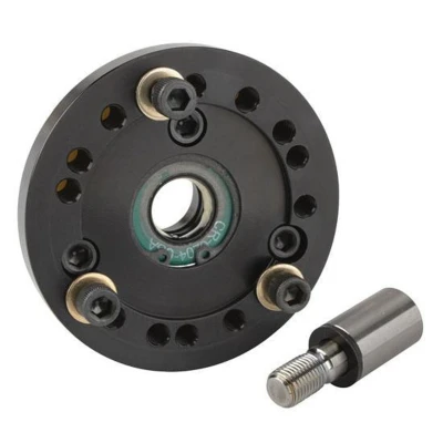 Rear Drive Adapter, Hilborn / Waterman Fuel Pump to Barnes Dry Sump Pump, Aluminum, Natural, Each - BAR9021-R