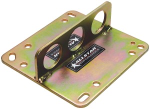 Engine Lift Plate, 3/16in. Thick, Steel, Cadmium, Spread and Square Bore Carburetor Flange, Each.