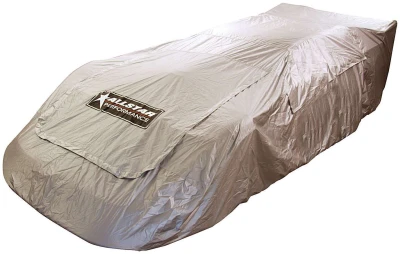 Car Cover, Soft Liner, Zippered Access Panels, Heat Reflective, Cloth, Silver, Dirt Late Model - ALL23302