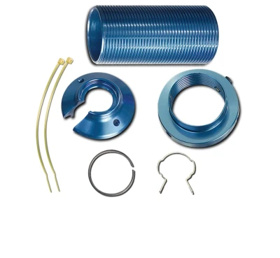 Coil-Over Kit Steel Body. AFCO coil-over kit for 10 & 14 series, steel shock. Kit is for 5" coil springs to us in place of 2 5/8" springs. Kit come complete, with 7" sleeve, spring seat, adjuster nut, diaper pin, and snap ring. Coil-over sleeve minimum ID is 2.060. - AFC-20125A-7K