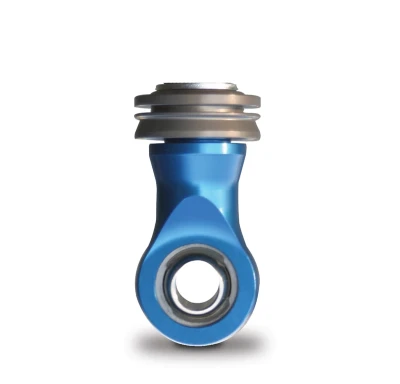 Shock End, Spherical, 1 in Longer Big Body, Aluminum, Blue Anodized, 11t / 13t / 21/26t / 35 Series, Each - AFC-20176-1