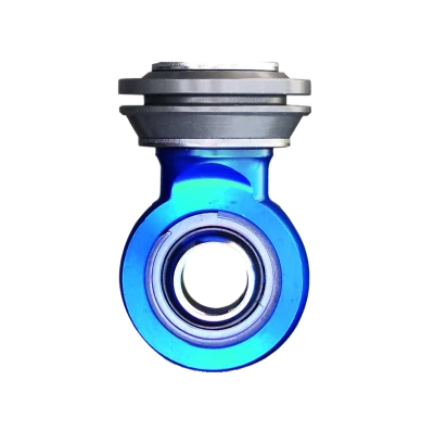 Shock End, Standard Length Shock End, Spherical, Standard Big Body, Aluminum, Blue Anodized, 11t / 13t / 21/26t / 35 Series, Each - AFC-20176