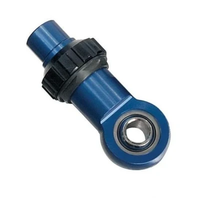 Shock End, Spherical, Adjustable, 1 in Longer, Aluminum, Blue Anodized, Each. Works with  26, 31, 32, 36, 37, 38, 42, 47, & 68 Series Shocks. - AFC-20177-1