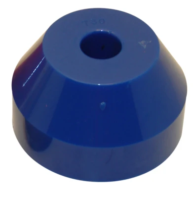Large Poly Bushing, Blue, Single, 5 in. x 3.345 in. 70 Durometer. - BSB7650-11B