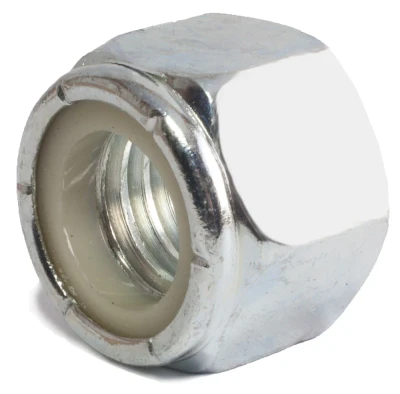 7/16 -14 in GRADE A NYLON INSERT HEX JAM NUTS ZINC - KB-43CHJNTE2Z