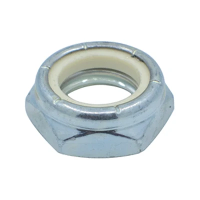 7/8-14 in GRADE A NYLON INSERT HEX JAM NUTS ZINC - KB-87FHJNTE2Z