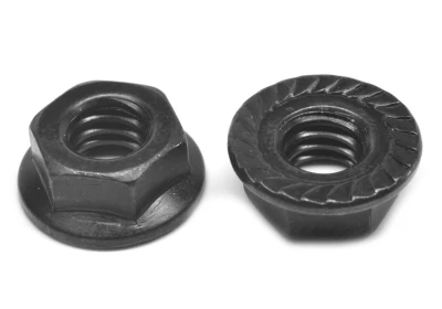 3/8 in-16 GRADE 8 SERRATED HEX FLANGE LOCK NUTS PLAIN &OIL - KB-37CSLN8PL