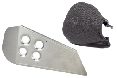Leg Support, Adult, Right, Cover Included, Lightweight, Aluminum, Natural, Ultrashield Seats, Kit - USD-91061K