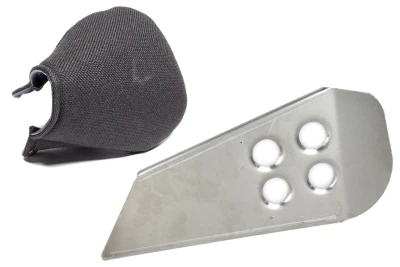 Leg Support, Adult, Left, Cover Included, Lightweight, Aluminum, Natural, Ultrashield Seats, Kit - USD-91071K
