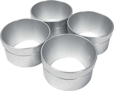 Restrictor Plate Inserts, 1.350 in ID, Aluminum, Natural, Allstar 1 in Restrictor Plate, Set of 4 - PPM1968