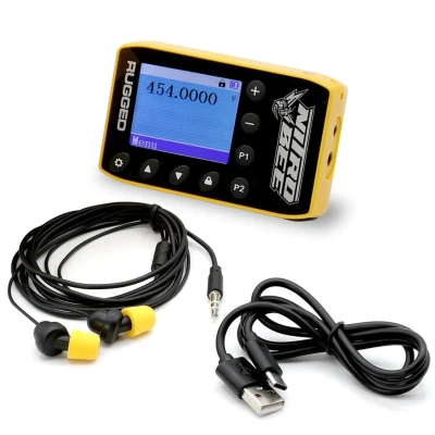 Radio Receiver, Nitro Bee Xtreme, LCD Screen, Headphones / Charging Cord Included, Plastic, Yellow, Each - PPM954-NB1000X