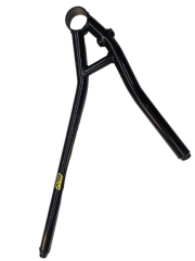 Lower Control Arm, RF,1 pc, Forward Strut, Screw In Ball joint, 22 Capital, 18-1/2 in, Powercoated Black, Steel, 5/8 RH