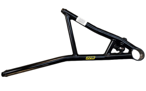 Lower Control Arm, RF,1 pc, Screw In Ball joint,Pierce, 18-1/8 in, Drop Shock Mount,  Powercoated Black, Steel, 3/4 RH