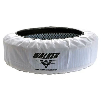 Air Filter Wrap, Pre Filter, Round, 14 in Diameter, for 3 in Tall, Polyester, Walker Logo, White, Each - WAL3000792