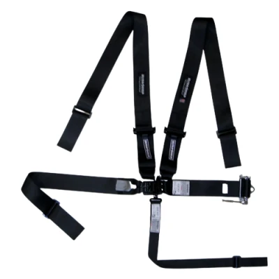 Harness, 5 Point, Ratcheting, SFI 16.1, Pull Down Adjust, Bolt-On / Wrap Around, Individual Harness, Black, Kit - USD-HB22051L