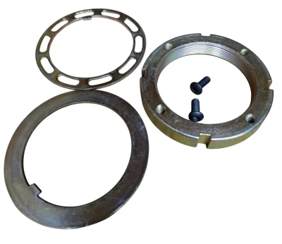 Grand National Rear Axle Nut, Right Hand Thread, Steel, Natural, 2-1/2in. GN Axle Tube, Each. - WIN12236
