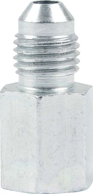 Fitting, Adapter, Straight, 1/8 in NPT Female to 4 AN Male, Steel, Zinc Oxide, Each - PPM64125S