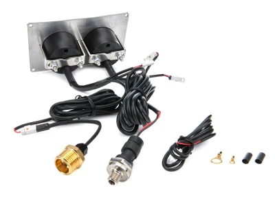 Gauge Panel Assembly, Digital, Oil Pressure / Water Temperature, Black Face, Kit. - QCP-67-2001