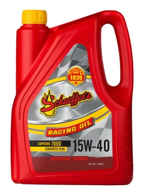 Schaeffer's SAE 15W40 Supreme 7000 Synthetic Plus Racing Oil, 1qal., Each. - SHA708-1540