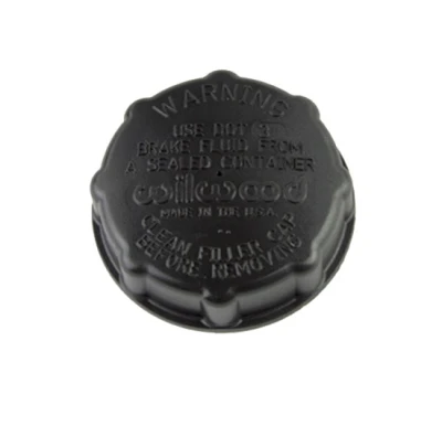 Master Cylinder Cap, Screw-On, Seal Included, Plastic, Black, Girling Style, Each. - WIL330-15081