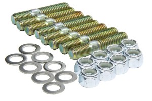 Drive Flange Stud and Nut Kit, 7/16-20in. Thread, Steel, Zinc Oxide, Winters Drive Flange, 8pk.