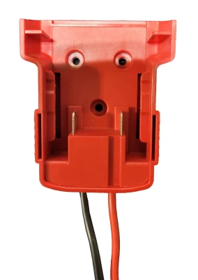 Helmet Blower Milwaukee Battery Adapter, Includes Wires and Connecters, Plastic, Red, Each. - BBR-BAMIL