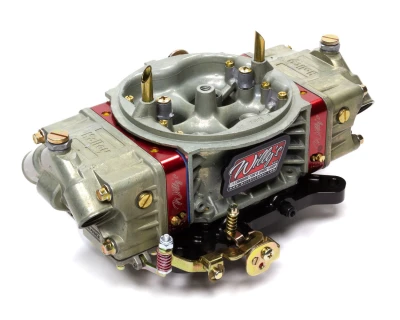 Willy's Gas Carburetor, 604 Crate, 4-Barrel, 750 CFM, Square Bore, No Choke, Mechanical Secondary, Dual Inlet, Gold Chromate, Each. - WLY50127