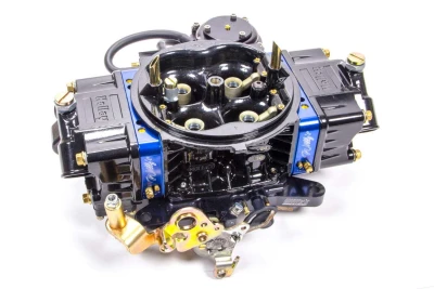 Willy's Alky Carburetor, Slick Track, 4-Barrel, 750 CFM, Square Bore, No Choke, Vacuum Secondary, Dual Inlet, Black Powder Coat, Each. - WLY64011