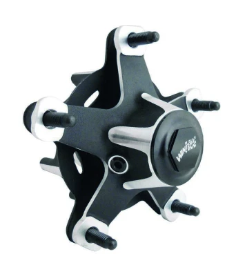 007 Wide 5 Wheel Hub, Front, Includes Bearings, Dust Cap, Hardware, and Wheel Studs, Magnesium, Natural Finish, Each. - WINK4045F