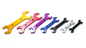 Wrench, Double Ended, 3 AN to 20 AN, Aluminum, 7 pc. Kit