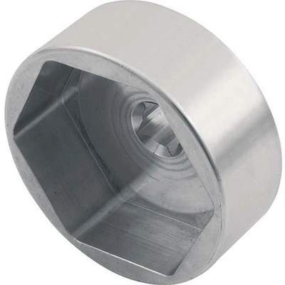 Spindle Nut Socket, 1/2 in Drive, Aluminum, Clear Anodized, 2-7/8 in Spindle Nuts, 5 x 5 hub 2.5 in hub - PPM1210-10115