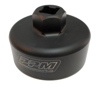 Spindle Nut Socket, 1/2 in Drive, Aluminum, Black Anodized, 2-3/8 in Spindle Nuts, 3/4 ton W5 - PPM1210-11000