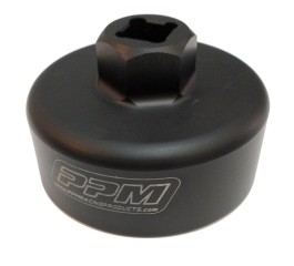 Spindle Nut Socket, 1/2 in Drive, Aluminum, Black Anodized, 2-3/8 in Spindle Nuts, 3/4 ton W5