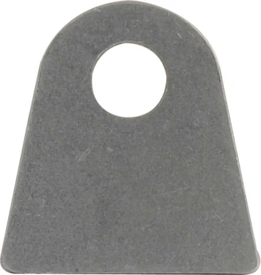 Chassis Tab, Flat, 1/2 in Mounting Hole, 3/16 in Thick, Steel, Natural, Each - PPM-606