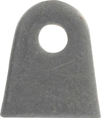 Chassis Tab, Flat, 3/8 in Mounting Hole, 1/4 in Thick, Steel, Natural, Each - PPM-607
