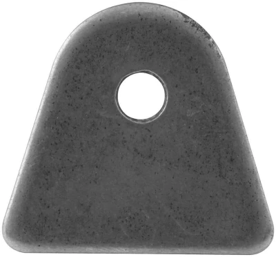 Chassis Tab, Flat, 1/4 in Mounting Hole, 1/8 in Thick, Steel, Natural, Each - PPM-612