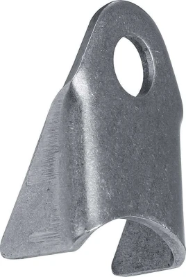Tab, Body Brace, Radius, Gusseted, 1/2 in Mounting Hole, 0.125 in Thick, Steel, Natural, Each - PPM-617