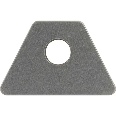 Chassis Tab, Seat Tab, Flat, 1/2 in Mounting Hole, 1/4 in Thick, Steel, Natural, Each - PPM-619