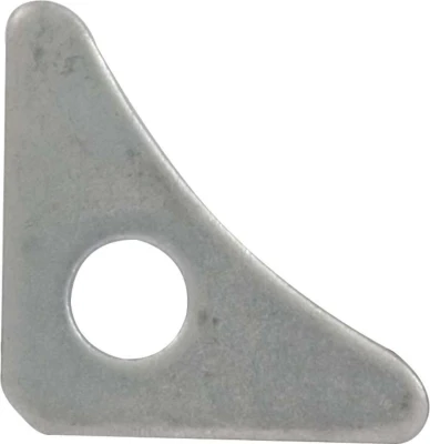 Gusset, Triangular, 1-7/8 x 1-7/8 in, 1/2 in ID Hole, 1/8 in Thick, Steel, Natural, Each - PPM-621G