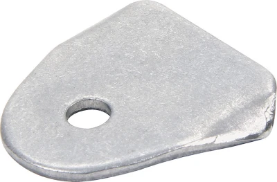 Tab, Body Brace, Radius, Gusseted, 1/4 in Mounting Slot, 0.085 in Thick, Steel, Natural, Each - PPM-686
