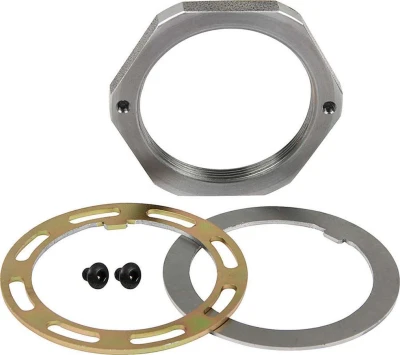 Spindle Nut, Keyed Washer / Screws Included, Right Hand Thread, Steel, Zinc Oxide, 2-1/2 in Pin 5 x 5 Hubs, Kit - PPM11000A-55