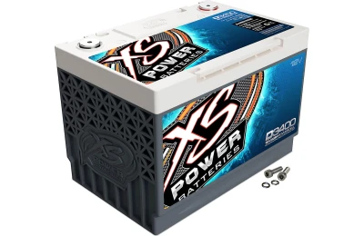 Battery, AGM, 12V, 1000 Cranking amps, Threaded Terminals, Top Terminals, 10.28 in L x 7.24 in H x 6.75 in W, BCI Group 34, Each. - XS-D3400