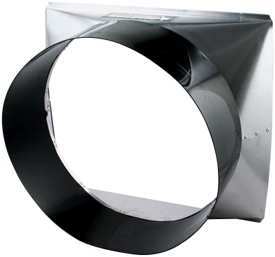 Fan Shroud, 23 in Wide, 19 in Tall, 9-3/4 in Deep, Aluminum, Black / Natural, 17 in Diameter Fans, 28 in Radiators, Each - PPM626-30110