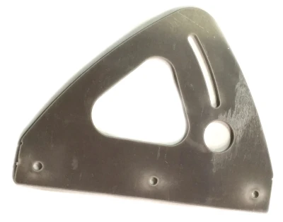 Spoiler Bracket, 6.5 in Tall, Slotted, Aluminum, Natural, 8 in Tall Spoilers, .060, Each - PPM7008