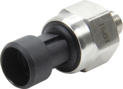 Pressure Sending Unit, Electric, 1/8 in NPT Male Thread, 0-15 psi, Brass, Each - QCP-63-240