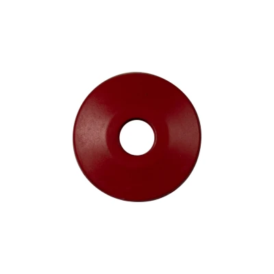 BUMP STOP:  85A DUROMETER, 1.95"OD X .375" TALL (RED) - BIL-E4-MBS-XX10A09